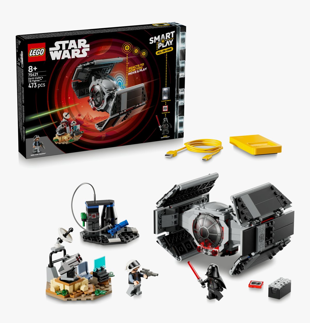 LEGO® Star Wars SMART Play'™: Darth Vader's TIE Fighter 75421 $85 per set.
