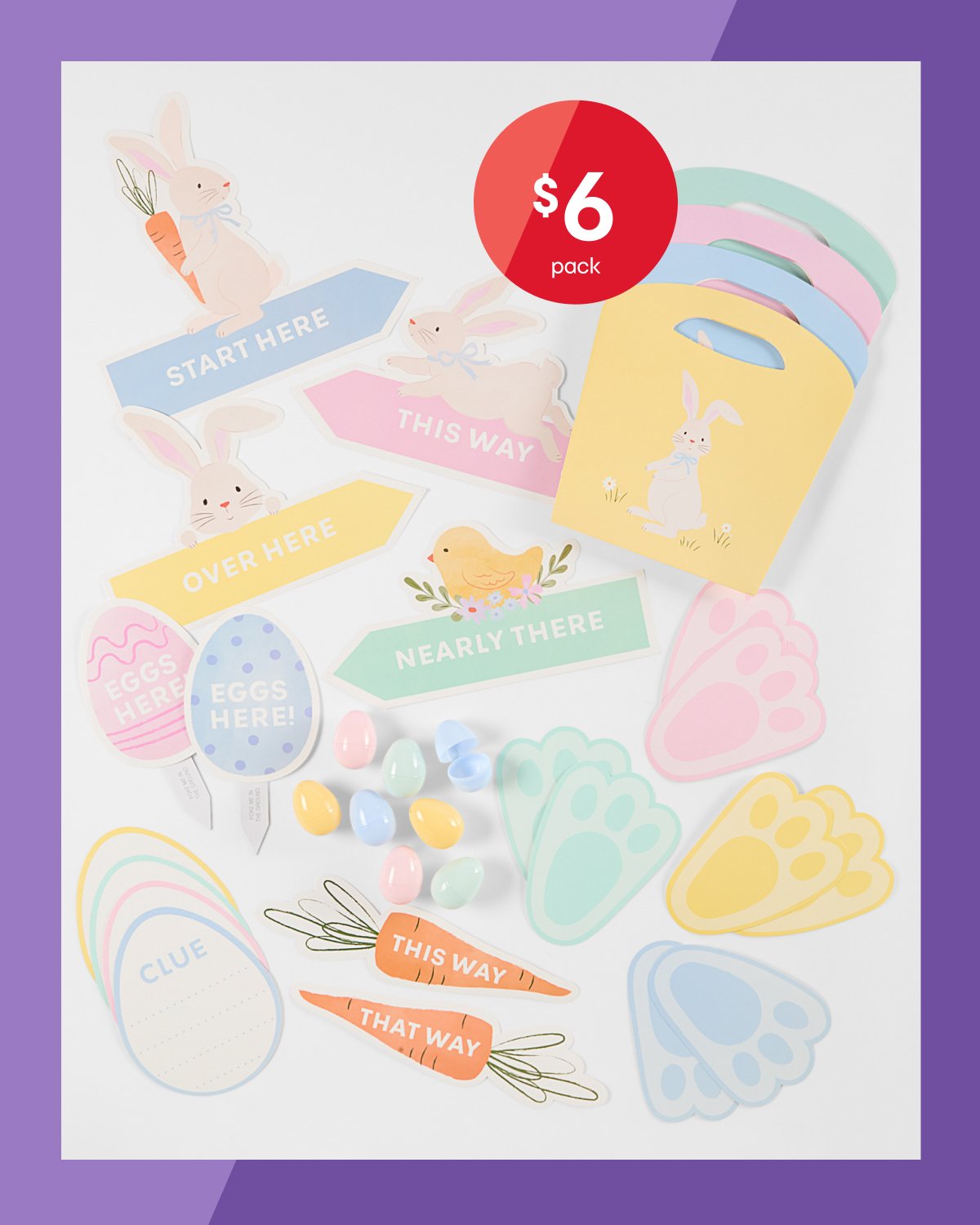 38 Pack Easter hunt kit $6.