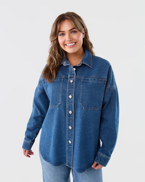 Long Sleeve Denim Shirt