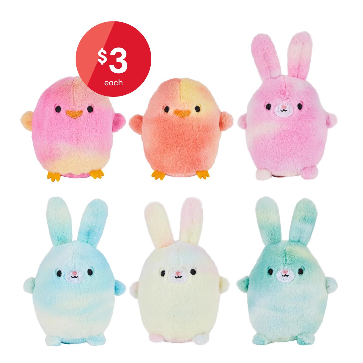 Mini Collectable Plush Toy - Assorted