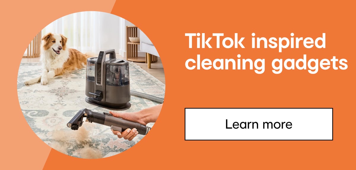 TikTok inspired cleaning gadgets. Learn more