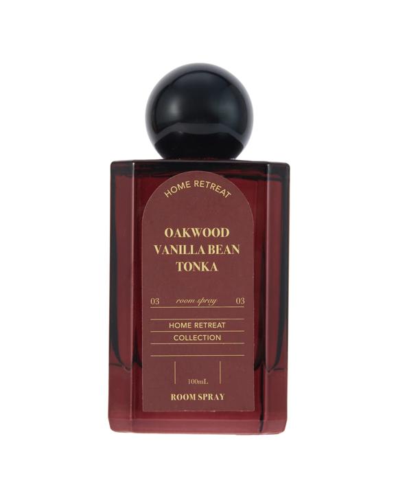 Home Retreat Oakwood Vanilla Bean Tonka Room Spray