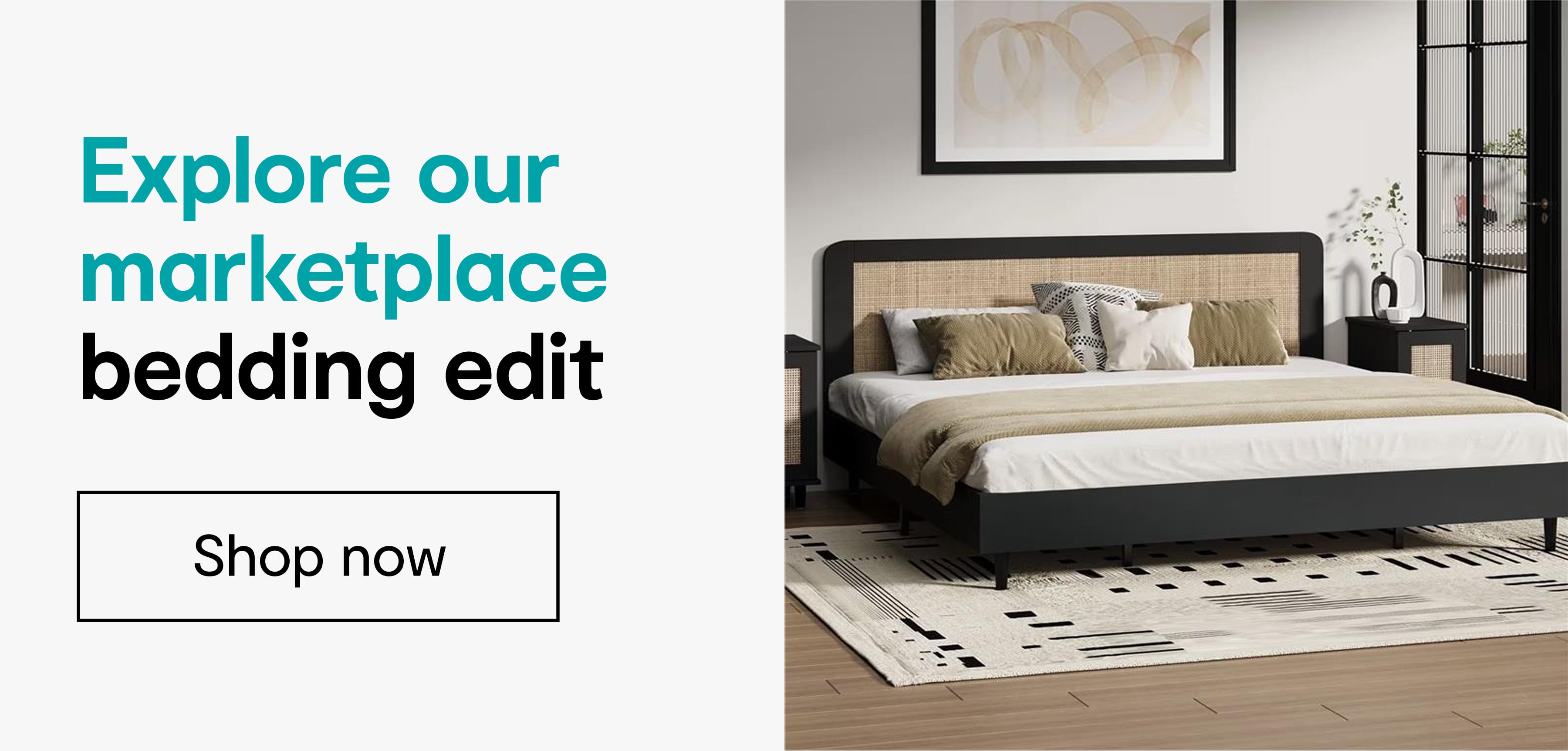Explore our marketplace bedding edit