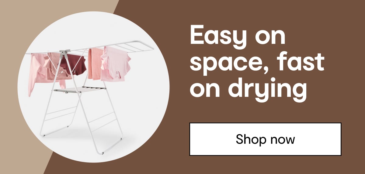 Easy on space, fast on drying