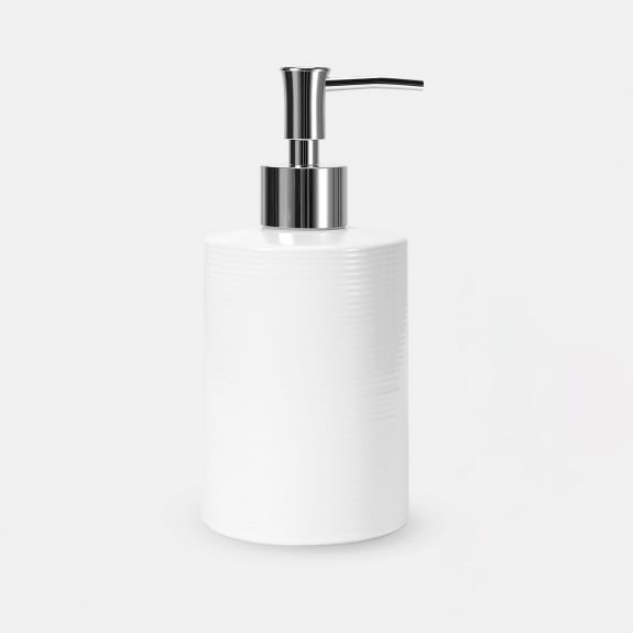 Ribbed soap dispenser $2.50.