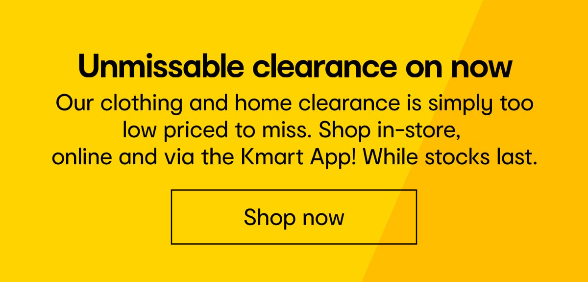 Shop clearance