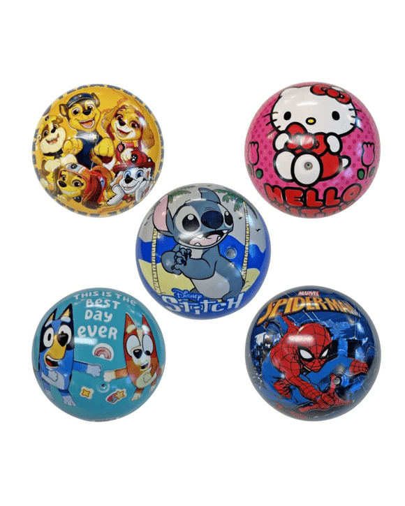 23cm Licensed Decal Play Ball - Assorted