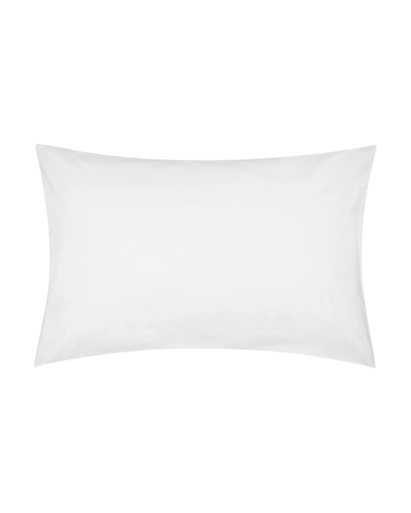 250 Thread Count Cotton Rich Standard Pillowcase - White