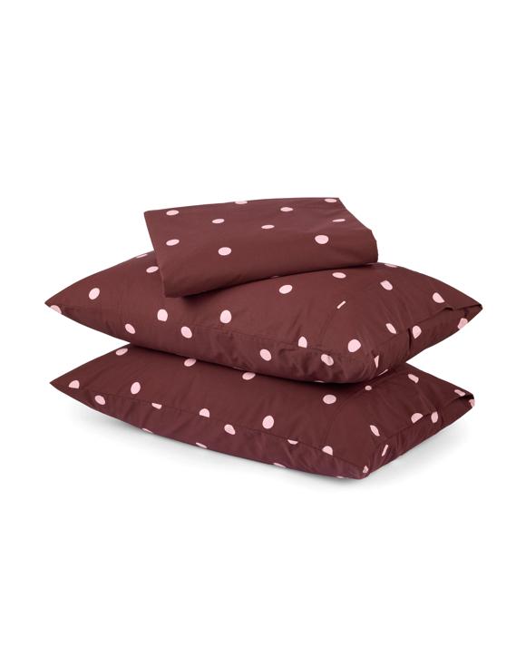 250 Thread Count Polka Dot Cotton Sheet Set QB