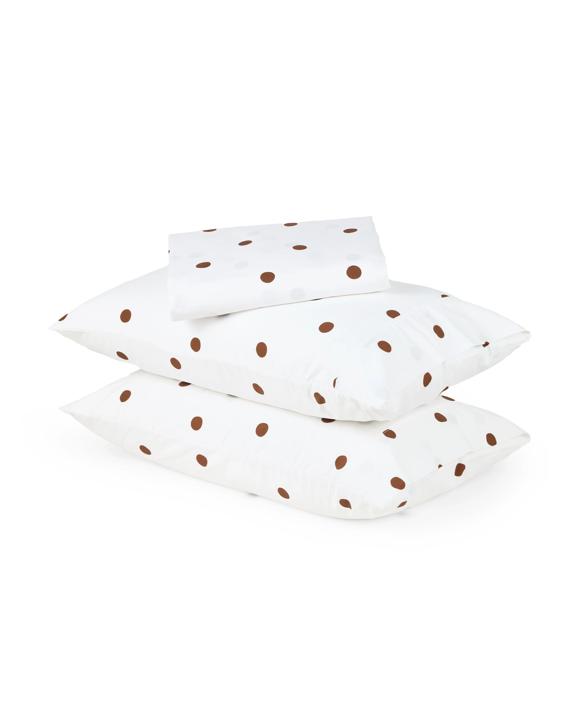 250 Thread Count Polka Dot Cotton Sheet Set QB