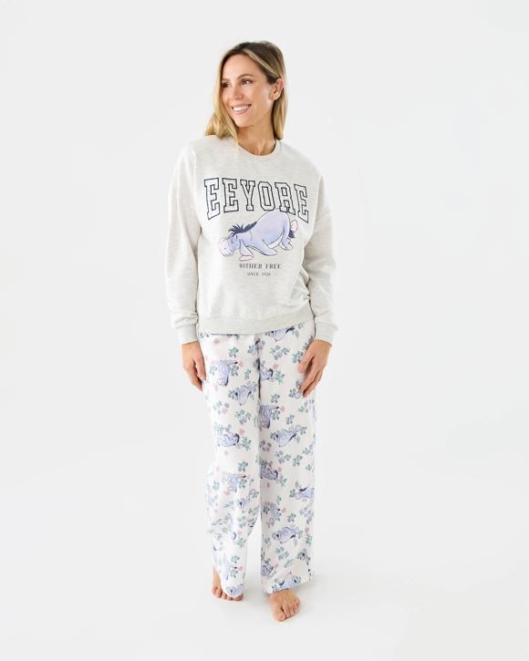 Eeyore License Sweatshirt and Flannel Pants Pyjama Set