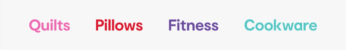 Quilts Pillows Fitness Cookware
