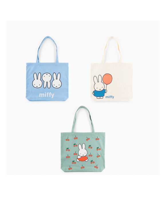 Miffy Canvas Tote Bag - Assorted