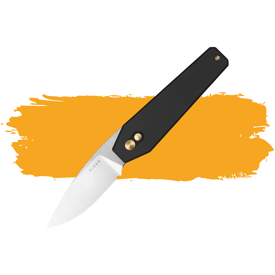 Kizer Tomb Nitro-V Satin Black Aluminum