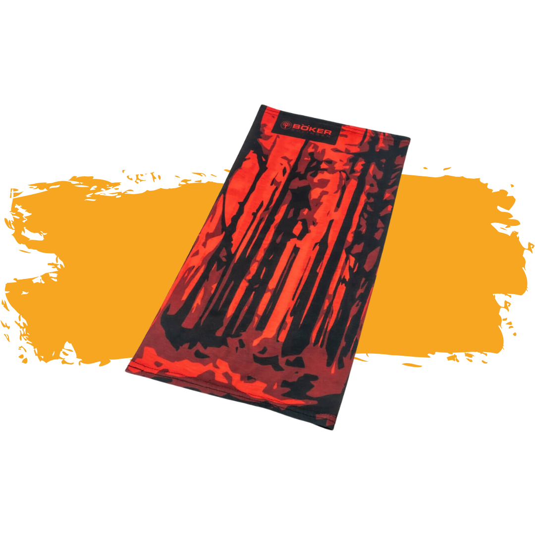 BOKER Tube Scarf Treebrand Red