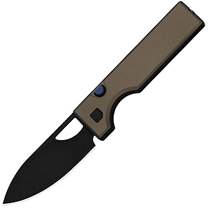 Kizer Little Ringbo AEB-L Black Stonewashed,Al handle V3708A2