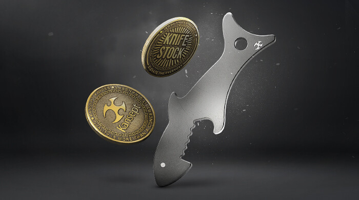 Kansept x KNFS Coin + opener multitool