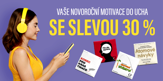 Vaše novoroční motivace do ucha. Audioknihy se slevou 30 % | Knihy Dobrovský