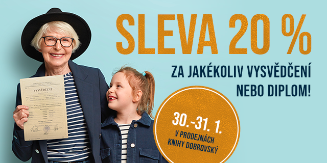 Slevička za vysvědčení? Jasně a hned 20 % | Knihy Dobrovský