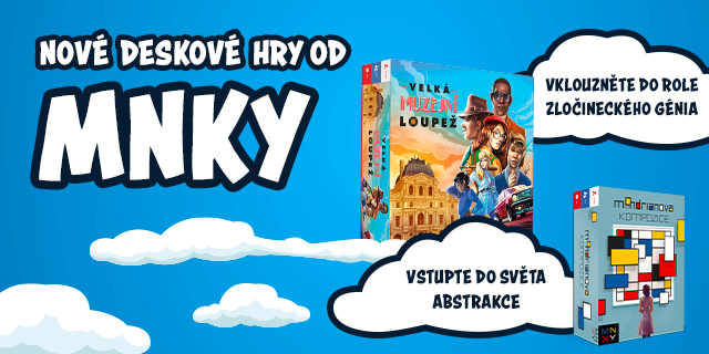 Nové deskové hry od MNKY | Knihy Dobrovský