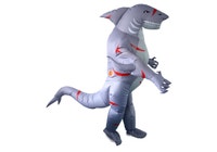 Adult Muscle Shark Inflatable Costume