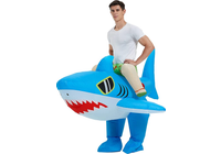 Adult Ride On Shark Inflatable Costume