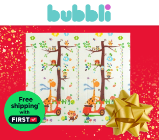 Bubbli Baby Foldable Reversible Play Mat with Carry Bag Product Image