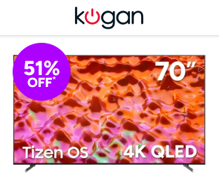 Kogan 70" QLED 4K Tizen Smart TV Product Image