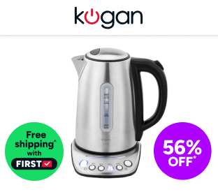 Kogan SmarterHome™ 1.7L Smart Kettle (Stainless Steel) Product Image