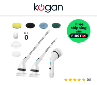 Kogan StainClean Electric Scrubber Product Image