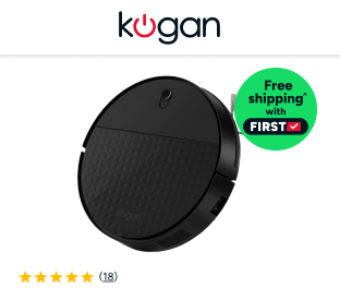 Kogan EasyClean R40 Robot Vacuum Cleaner and Mop Product Image