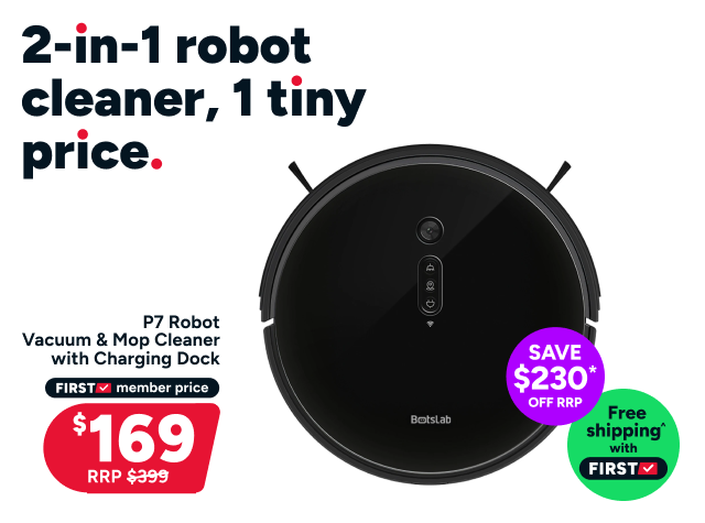 360 Botslab P7 Robot Vacuum and Mop Cleaner with Charging Dock 