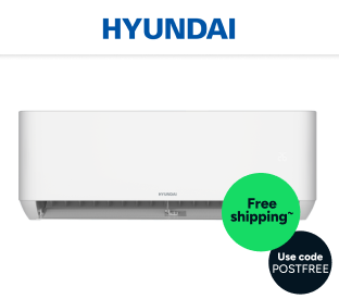 Hyundai 3.5kW Inverter Smart Split System Air Conditioner (Reverse Cycle) Product Image