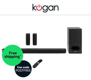 Kogan 5.1 Channel 235W Dolby Atmos Soundbar with Subwoofer & Rear Speakers Product Image