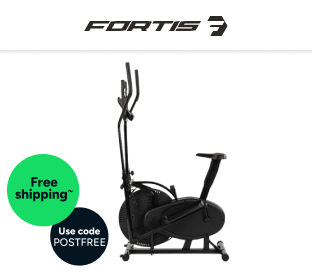 Fortis 5-in-1 Elliptical Cross Trainer Bike Product Image