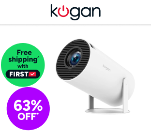 Kogan Freestyle WiFi Projector with 100'' Projector Screen Product Image