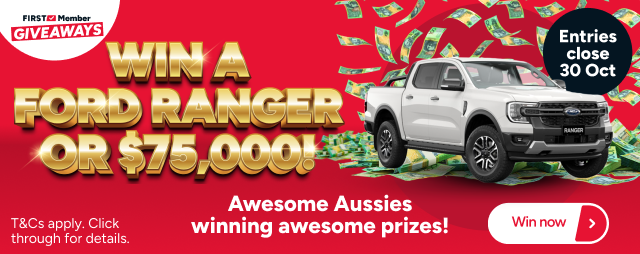 WIN a Ford Ranger OR $75,000!