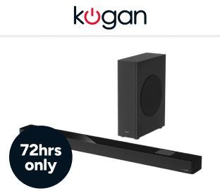 Kogan 5.1.2 Channel 200W Dolby Atmos Soundbar with Wireless Subwoofer Product Image