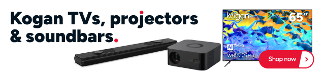 Kogan TVs, Projectors & Soundbars