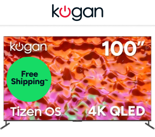 Kogan 100" QLED 4K Tizen Smart TV Product Image