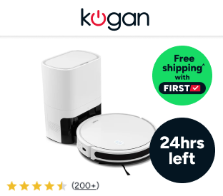 Kogan SmarterHome™ G80 Robot Vacuum Cleaner and Mop with Auto-Empty Dock Product Image