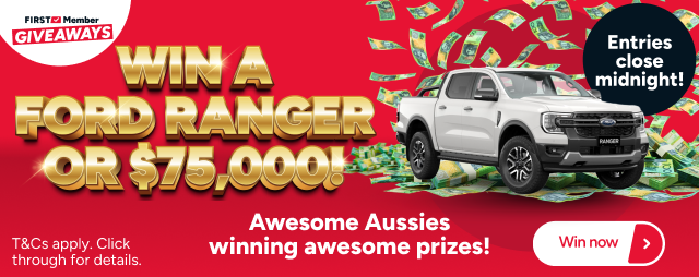 WIN a Ford Ranger OR $75,000!