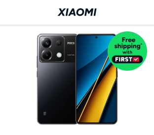 Xiaomi POCO X6 5G (12GB, 256GB, Black) Product Image