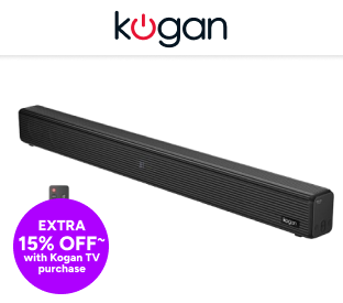 Kogan 2.1 Channel 100W Dolby Atmos Soundbar with Built-in Subwoofer Product Image