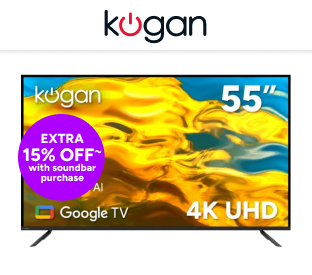 Kogan 55" LED 4K Smart AI Google TV Product Image