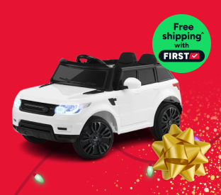 Kids Range Rover-Inspired Ride-On Car (White) Product Image