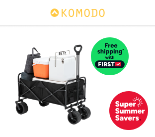 Komodo Collapsible Folding Outdoor Beach Utility Wagon Product Image