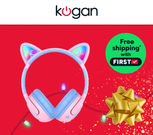 Kogan Kids Volume Limited Cat Ear Wireless Headphones Product Image