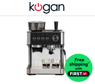 Kogan Espresso Barista Coffee Machine and Grinder Product Image