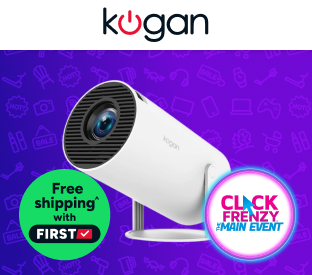 Kogan Freestyle WiFi Projector with 100'' Projector Screen Product Image